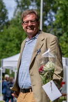 Näytelmän käsikirjoittaja, ohjaaja ja näyttelijä Arto Härkönen (Marjaniemen Sp, liiton II varapuheenjohtaja).
kuva: Anne Mattsson