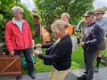 Verkoston jäsenet kuuntelevat Taavin alustusta.